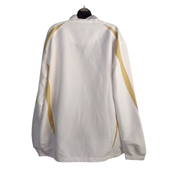 X Grain Men's White Pullover Windbreaker Jacket Size L - Picture 2 of 7